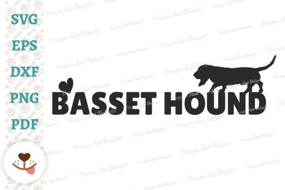 Basset Hound Dog Lover SVG Clipart: A Designer's Take