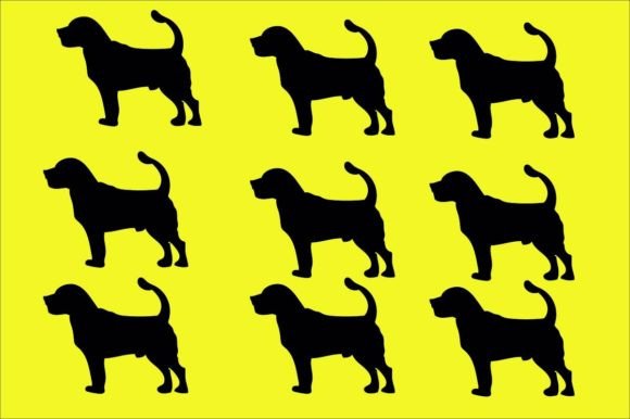 Beautiful Dog Silhouette – SVG: Designer's Project Evaluation