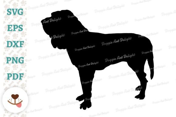 Bloodhound Dog Silhouette Review for Embroidery