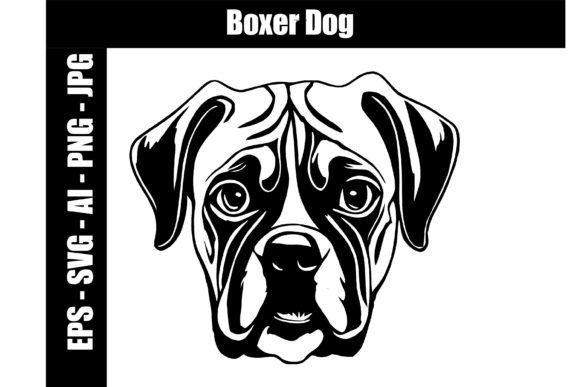 Boxer Dog SVG Art: A Designer's Take on Real Embroidery Use
