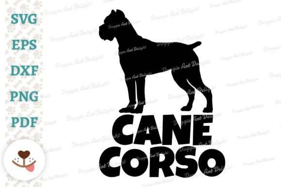 Cane Corso Dog Lover Svg Dxf Clipart