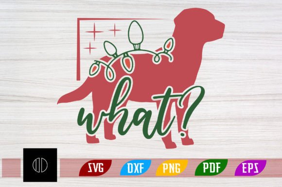 Christmas Lights Dog SVG Design Review