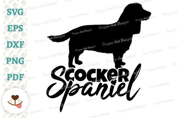 Cocker Spaniel Dog Lover Svg Dxf Clipart