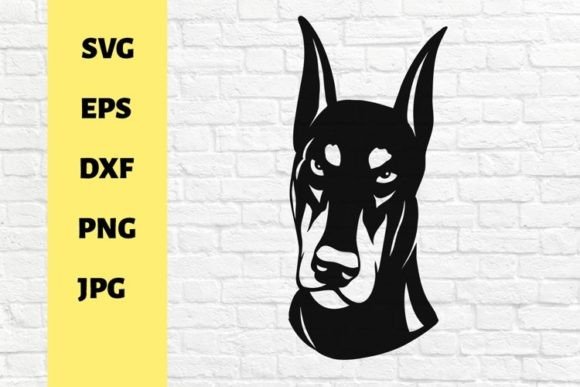 Doberman SVG Dog Face Files – Embroidery Project Review