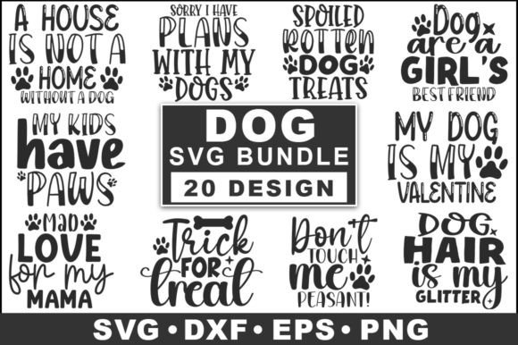 Dog Saying SVG Bundle Review for Embroidery