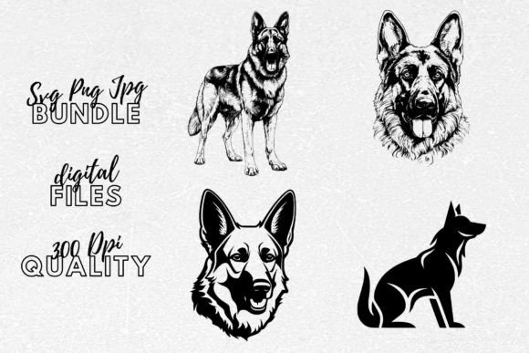 German Shepherd SVG Review for Embroidery Projects