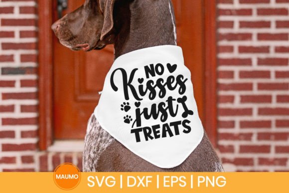 No Kisses Just Treats Dog Valentine Svg